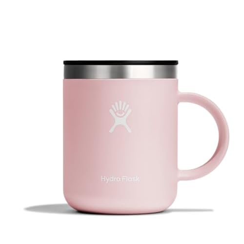 Hydro Flask Coffee Mug ? Insulated Stainless Steel, Non Spill, Leak Proof Travel Mug 12 Oz Trillium Pink