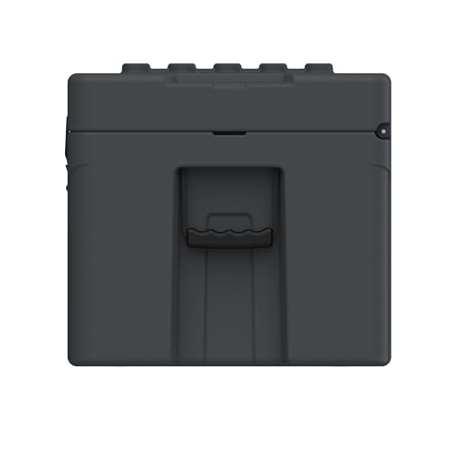 CAMP-ZERO 148L Premium Cargo & Equipment Storage Case with Coated Stainless Steel Latching and Locking System (Grey)