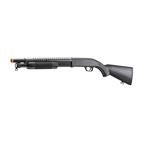 Pump Action Airsoft Shotgun with Full Metal/Steel Barrel 300 FPS (Airsoft Gun)