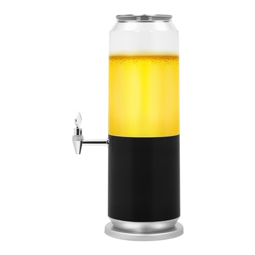 Gworobie Beer Tower Dispenser 3L/100oz - Beverage Dispenser with Spigot, Margarita Tower, Mimosa Tower,Heat/Ice Drink Disp...