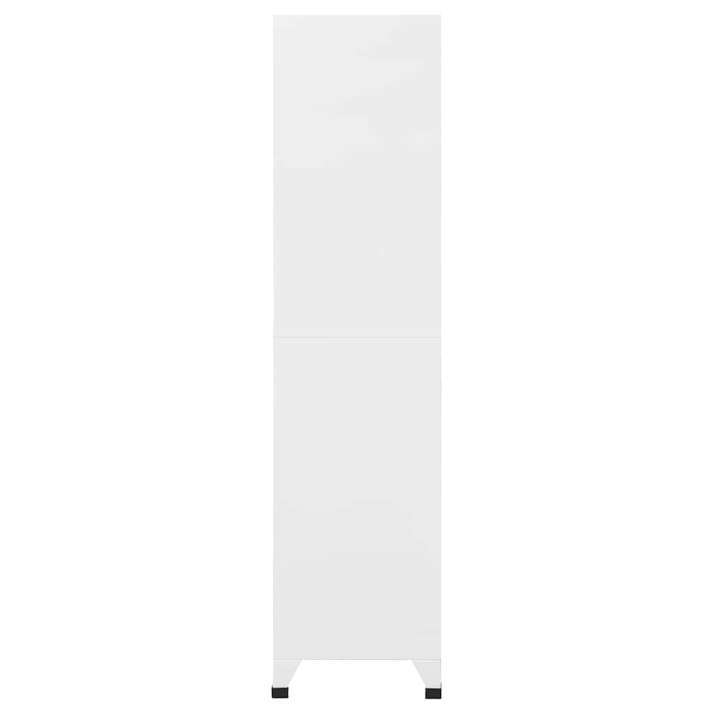 Heofavd 18-Door Locker Cabinet, Industrial Heavy Duty Sheet Metal Storage Unit with Locking Mechanism, 70.9" H Matte Gray Metal Organizer for Office, Gym, and Utility Rooms