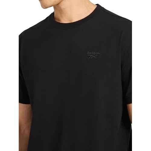 Reebok Mens Vector Embroidery Crewneck T-Shirt