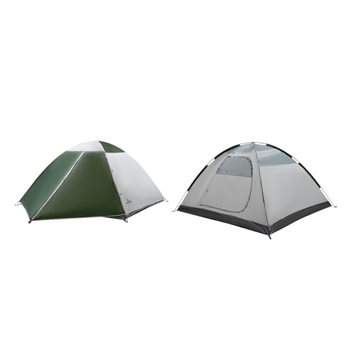 ASFANES Screened Camping Tent, 4/6 Person Waterproof, Haven Tent, Backpack Double Layer Camping Tents with Canopy, Easy Se...