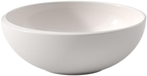 Villeroy & Boch NewMoon Small Serving Bowl for Every Occasion Premium Porcelain White Dishwasher Safe, 33.75 oz