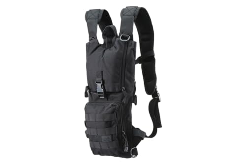 Lancer Tactical Lightweight Nylon Hydration Backpack - Ideal for EDM Music Festivals, Hiking, Running, Cycling, Airsoft, H...