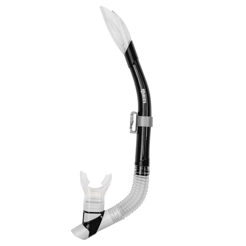 Mares Adult Combo Tropical Snorkeling Gear Set - Mono-Lens Frameless Silicone Mask, Semi-Dry Top w/Anti-Splash Snorkel