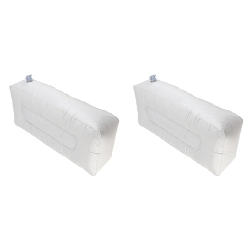 2pcs Kayak Inflatable Seat Cushion Soft PVC Boat Seat Cushion for Kayak Inflatable Boat Fishing Boat Outdoor Projects, Gray
