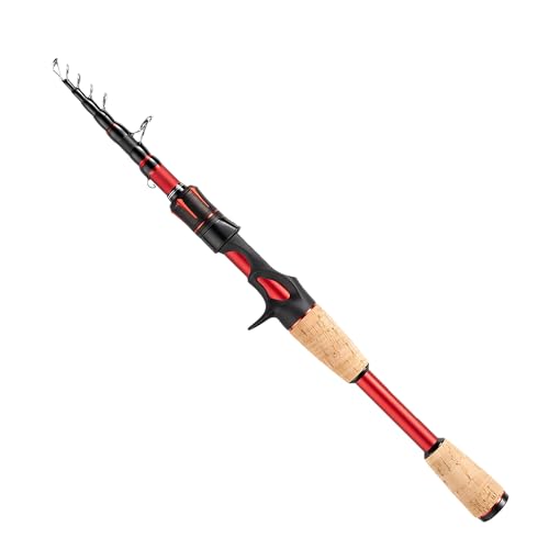 EOW XPEDITE LITE Portable Telescopic Fishing Rods & Combo, Spinning & Casting Fishing Poles, 24T Carbon Rod Blanks, Solid ...