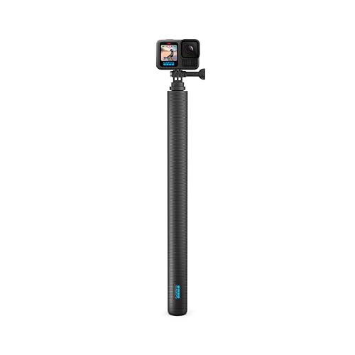 GoPro 9ft (2.7m) Carbon Fiber Extension Pole + Ultra-Light Invisible 360 Grip (Compatible with All GoPro Cameras) - Offici...
