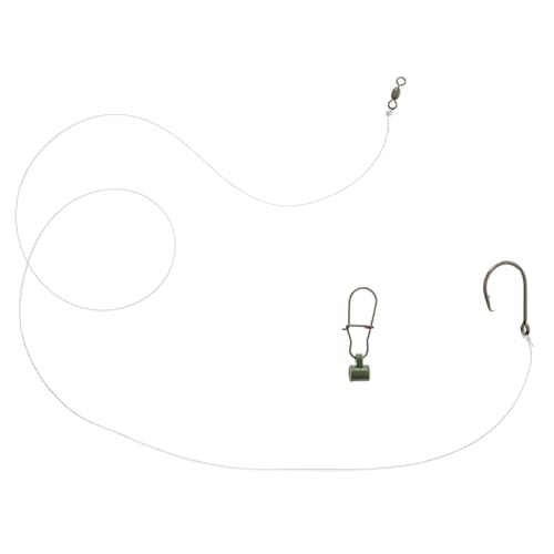 1,5 & 10-Pack Slider Rig 8/0 Circle Hook for Striped Bass - Uncle Mo's Tackle Saltwater Fishing Gear - Robust Slider, 4ft ...