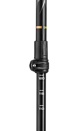 LEKI Sherpa Aluminum Adjustable Lightweight Ski Poles for Backcountry Skiing & Snowboarding
