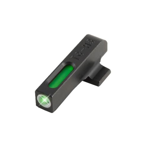 TRUGLO TFX Handgun Sight | Durable Shock-Resistant Compact Brightly Glowing Tritium & Fiber-Optic Xtreme Day/Night Sight for Handguns