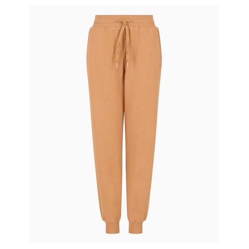 Armani Exchange Women's Cotton Diagonal French Terry Jogger with Script Logo