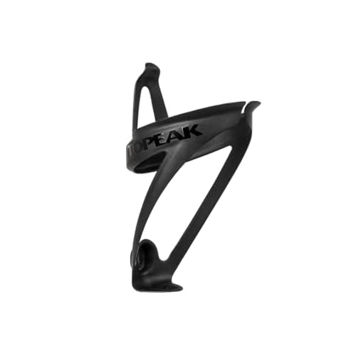 Topeak Shuttle Cage Z (TCB03B) ? 18g Recycled Carbon Fiber Bottle Cage | Lightweight 74mm Fit, Eco-Friendly GRS Certified Design, Includes 7075 Aluminum Bolts
