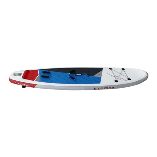 Inflatable Stand Up Paddle Board, Blow Up Paddleboard w/Pump & Carry Bag, Inflatable Windsurfing Board, Non-Slip EVA Deck,...