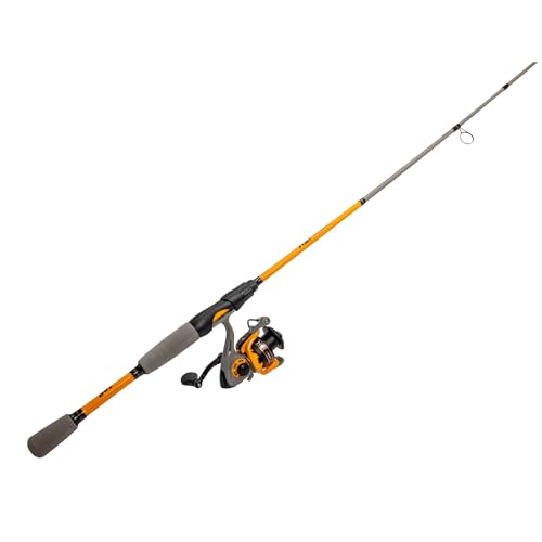 Lew’s Hypersonic Spinning Reel and Fishing Rod Combo, IM6 Graphite Rod with Fast Action, 3+1 Bearings, 5.1:1 Gear Ratio, S...
