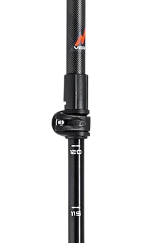 LEKI Helicon Lite Aluminum Adjustable Lightweight Ski Poles for Backcountry Skiing & Snowboarding