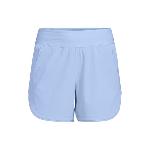 Lands' End Women's 5" Quick Dry Elastic Waist Board Shorts Swim Cover-up Shorts with Panty