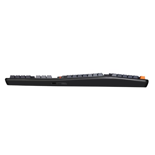 ADESSO EasyTouch 1500 Ergonomic Mechanical Keyboard with Cherry Red Switches Wired Wireless Bluetooth RGB Illuminated Mult...