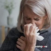 Nampons Nosebleed Stoppers - 6 Nose Bleed Plugs with Clotting Agent to Stop Nosebleeds Fast. Perfect First Aid Item Trusted by Doctors and Hospitals. Safe and Effective for Teens, Adults, Seniors