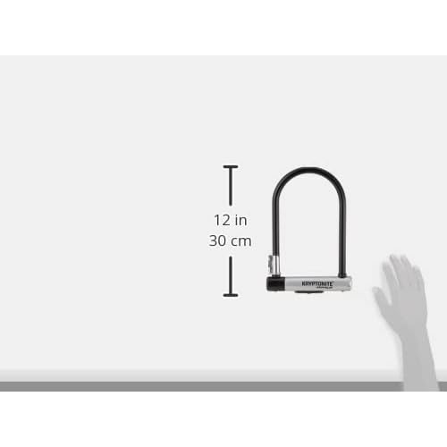 Kryptonite Kryptolok ATB Bike U-Lock, Heavy Duty Anti-Theft Sold Secure Gold U Lock, 12.7mm Shackle with Mounting Bracket and Keys, High Security Lock for Wide Tires E-Bike Scooter Road Mountain Bike