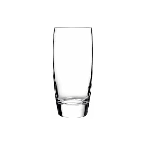 Luigi Bormioli Michelangelo 20 oz Beverage Glasses - Large Capacity, Crystal-Clear Design - Fine Laser-Cut Rims, Ideal for...