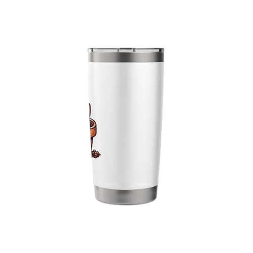 Shiba Inu Planter Gardening Dog Lover Stainless Steel Insulated Tumbler