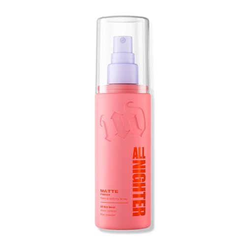 Urban Decay All Nighter Waterproof Makeup Setting Spray - Blurring Matte Finish, Up to 24HR Wear, Ultra-Fine Facial Mist, Mattifying Oil Control Face Primer, Smudge-Proof, Transfer-Resistant