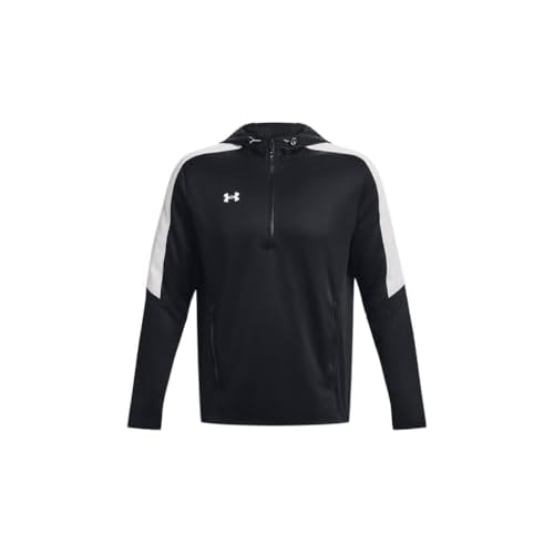 Under Armour Mens Storm Armour Fleece Hoodie - Water Repellent XXL Black-white