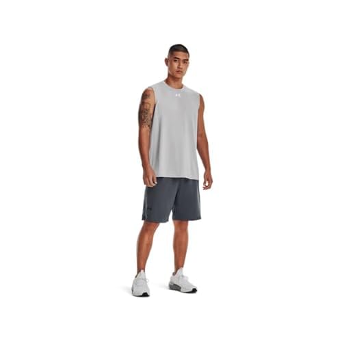 Under Armour Men's Team Tech Slvls Loose Grey Short Sleeve Shirt