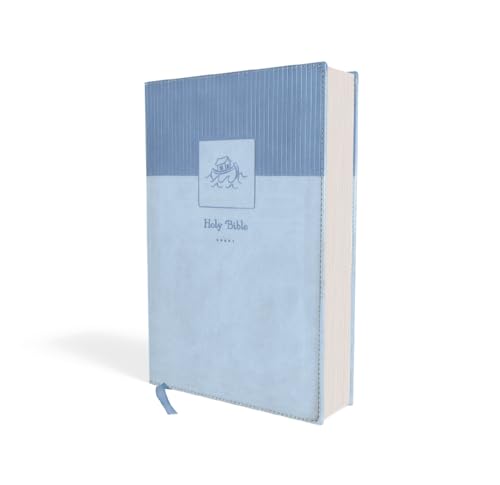 NIV, Baby Gift Bible, Holy Bible, Leathersoft, Blue, Red Letter, Comfort Print: Keepsake Edition