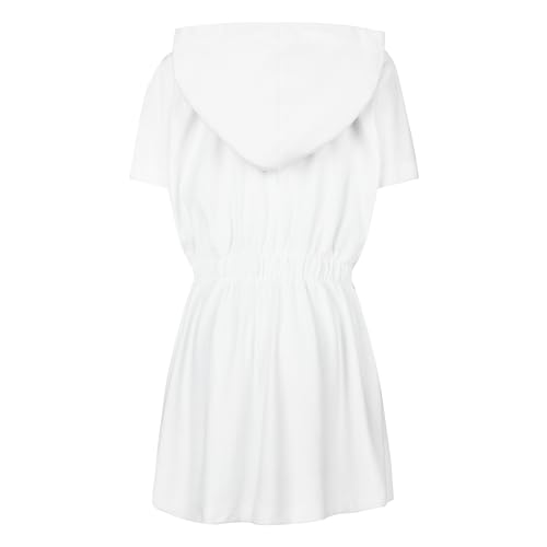 Hurley Girls' French Terry Hooded Coverup Dress