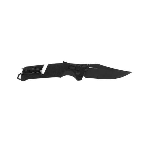 SOG Trident at Ambidextrous Professional Straight Folding Knives | Heat-Treated CRYO D2 3.75" Stainless Steel Blade