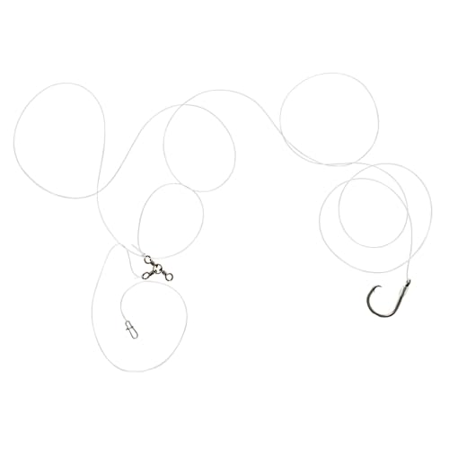 Striped Bass 3-Way Swivel Rigs 1,5 & 10-Pack Quality 6/0 Circle Hooks Uncle Mo's Tackle Saltwater Fishing Gear - Robust 60...