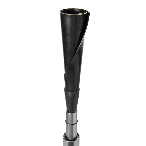 CHAMPRO Brute Spring-Loaded Batting Tee with Flexible Top and Weighted Base, Professional Grade Materials and Adjustable Height for Baseball and Softball,Silver