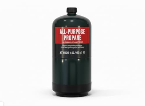 Propane Replacement Fuel Cylinders Camping- 16 Oz (6 Pack) Factory Pre-filled and Ready to Use