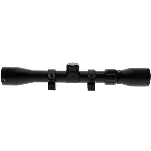 TRUGLO TRUSHOT Hunting Shooting Durable Waterproof Fogproof Shock Resistant 1" Aluminum Tube Duplex Reticle Riflescope | Scope Rings Included