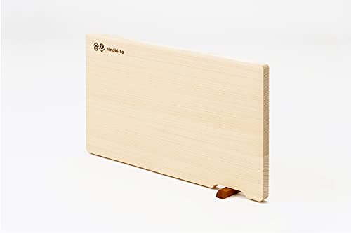 Hinoki-to Lightweight Cutting Board, Wooden Cutting Board, Cypress Cutting Board, Made in Japan (15.7 x 8.7 x 0.6 inches (...