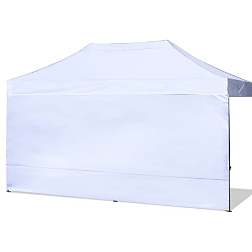 ABCCANOPY Instant Canopy SunWall 10x20 FT, 1 Pack Sidewall Only, No Frame or Top, White