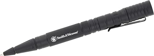 Smith & Wesson Tactical Penlight with Writing Light and Aircraft Aluminum Construction with LED Flashlight for Survival, H...