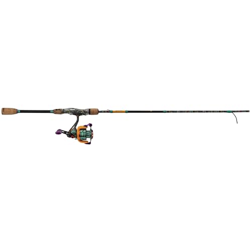 ProFISHiency Krazy Spinning Fishing Combo | 7' Graphite Rod, Stainless Steel Guides, Cork Handle | 6:2:1 Gear Ratio