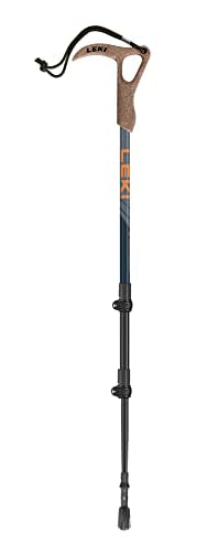 LEKI Wanderfreund High Fives Aluminum Adjustable Lightweight Walking Pole (Single) for Trekking & Hiking