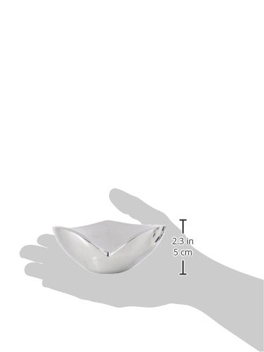 Nambe Alloy Classic Love Bowl, Heart Shaped Modern Design, For Wedding, Anniversary, Valentine’s Day, Oven Safe, Ring Dish, Decorative Trinket Tray, Designed by Sean O'Hara (4.5")