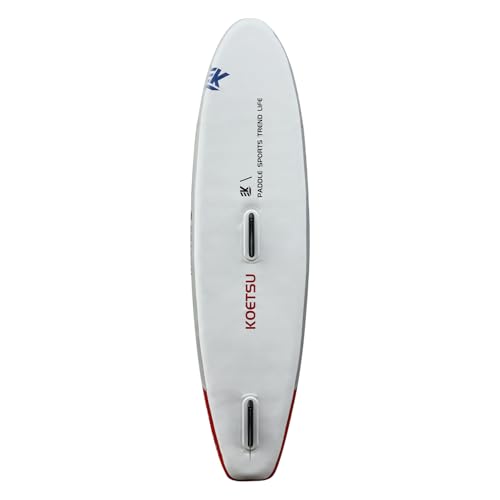 Inflatable Stand Up Paddle Board, Blow Up Paddleboard w/Pump & Carry Bag, Inflatable Windsurfing Board, Non-Slip EVA Deck,...