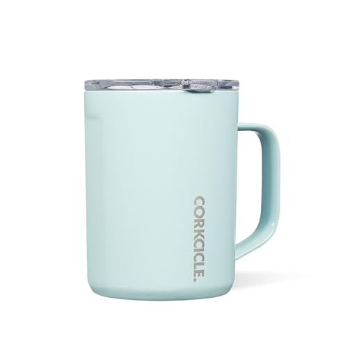 Corkcicle Classic Coffee Mug - Triple Insulated Stainless Steel for Travel - Shatter-Proof Lid - Keeps Drink Hot Over 3 Ho...