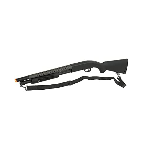 Pump Action Airsoft Shotgun with Full Metal/Steel Barrel 300 FPS (Airsoft Gun)