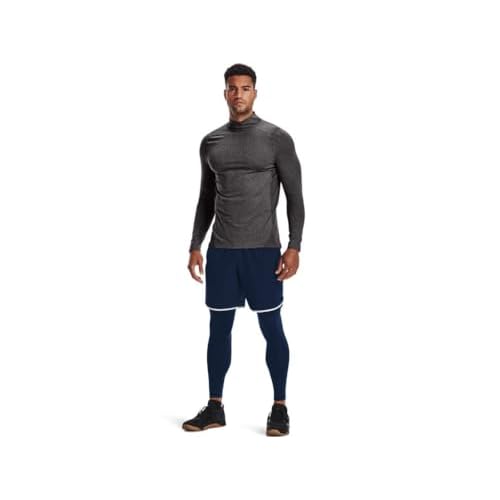 Under Armour Mens ColdGear Fitted Mock Baselayer - Dual Layer Warmth and Fast Drying LGT