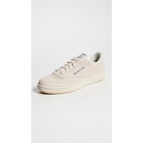 Reebok Men's Club C 85 Sneaker, Bone/Bone/Pure Grey 6, Men's Size 8