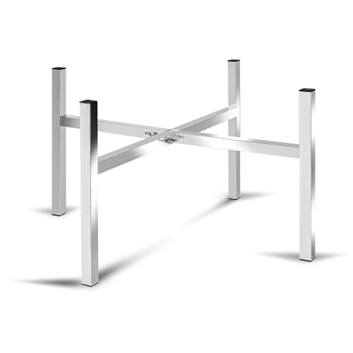 15-27 Inch Fire Pit Stand, Fire Pit Cooktop Frame Stainless Steel Camping Chiminea Rack for Outdoor Fireplace Holder Acces...