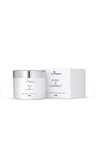 SkinMedica Even & Correct Brightening Treatment Pads For Face Exfoliating, 10% Glycolic Acid Pads That Are Retinol-Free, A...